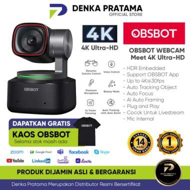 Webcam OBSBOT Tiny 2 Camera 4K Live Streaming Auto Tracking Camera Tiny 2