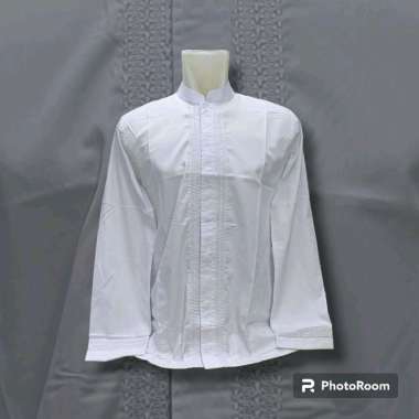 Baju Koko Dewasa Putih Katun smlxl
