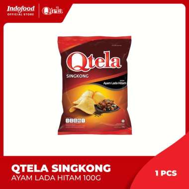 Qtela Singkong Ayam Lada Hitam 100gr