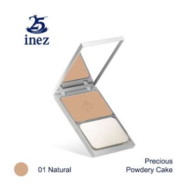 Inez Precious Powdery Cake - Inez Bedak 01. Natural