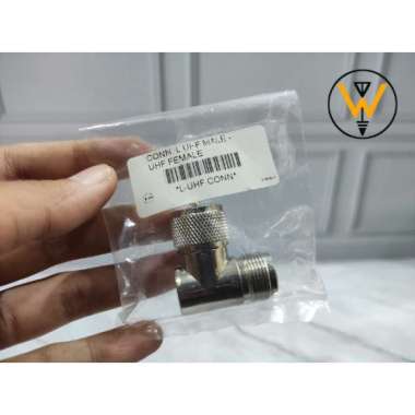 CONNECTOR / KONEKTOR L UHF MALE-UHF FEMALE