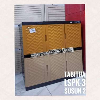Lemari tabitha susun 2 lemari plastik lemari baju lemari motif