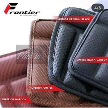 karpet mangkok mobil 5d frontier black carbon all new innova reborn - Black