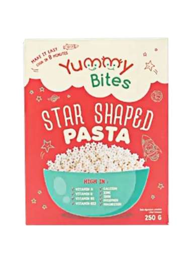 Yummy Bites Star Shaped Pasta MPASI Bayi - 250gr
