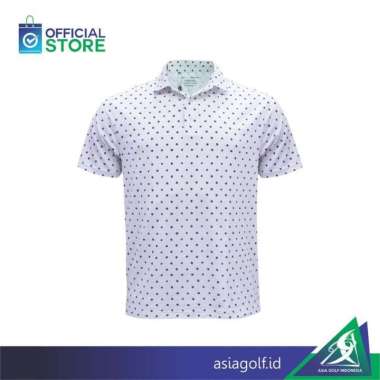 T Shirt Golf Under Armour Bloom Print | Golf | Kaos Polo Golf L White