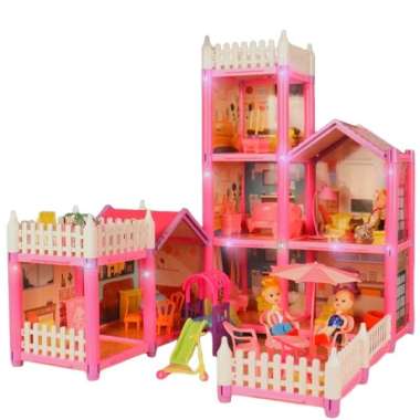 mainan bongkar pasang rumah boneka dream Home