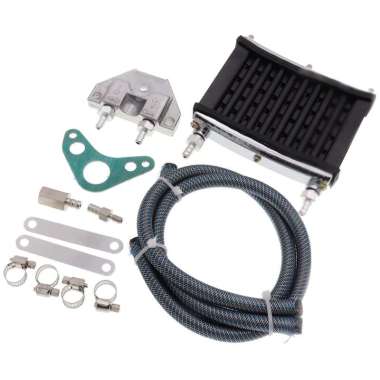 CG CB Engine Radiator Oil Cooler Biru