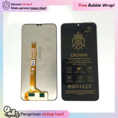 LCD Touchscreen Vivo Y12 / Y15 / Y17 / Ori Big Glass - Golden Crown Golden Crown