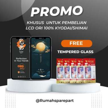 LCD Touchscreen Vivo Y12 / Y15 / Y17 / Ori Big Glass - Golden Crown Ori 100%