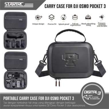 STARTRC Storage Bag DJI Osmo Pocket 3 / Pocket 2 Carry Case Tas