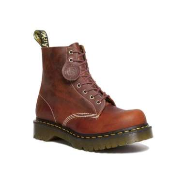 SEPATU DR MARTENS 1460 BEX BROWN HERITAGE MIE MADE IN ENGLAND NEW ORIGINAL