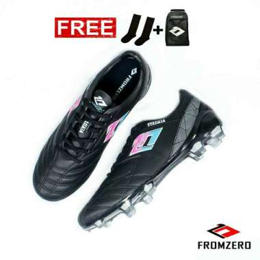 Sepatu Sepak Bola Pria Original HITAM PINL BOLA 42