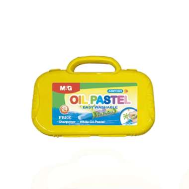 Krayon M&G Oil Pastel Super Easy Washable Set 24 Warna Crayon AGMY3323 Menggambar