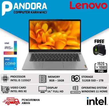 LENOVO IDEAPAD SLIM 3i 14 i5 1155G7 16GB 512GB SSD 14 FHD WINDOWS 11 16GB/1TB