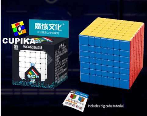 Rubik 7x7 v2 Classic moyu Meilong Speed Rubik Stikerless