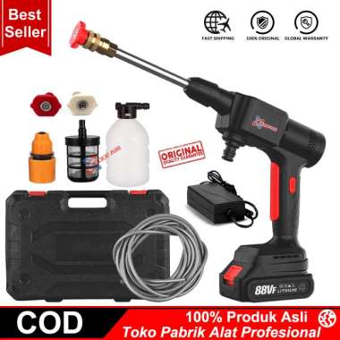 Mesin Cuci Steam Motor Mobil Bate 588VF+2 Baterai