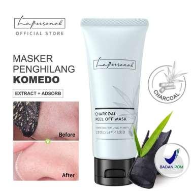 La.personal Pembersih Komedo Peel Off Mask Penghilang Komedo Hidung Masker Charcoal Menghilangkan Ko