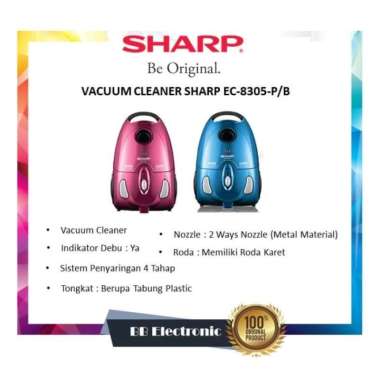 Vacuum Cleaner Sharp Ec-8305-P/B