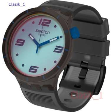 Original 100%!! Jam Tangan SWATCH SO27B121 BIG BOLD FUTURISTIC GREY Garansi Resmi 2 tahun