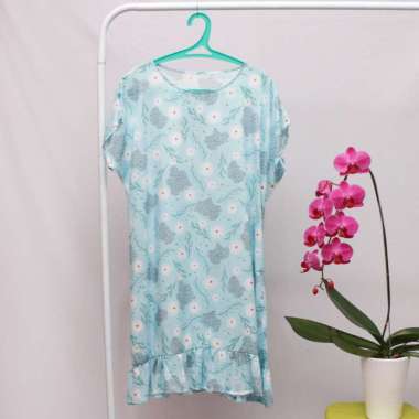 Baju Daster Rayon Biru Muda