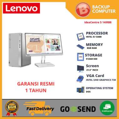 LENOVO PC DESKTOP IdeaCentre 5 14IRB8 90VK000GID I5 13400 8GB RAM