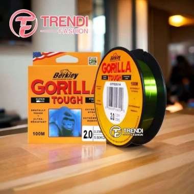 Senar Pancing Berkley Gorilla - Senar Ikan - Senar Fishing - Benang Pancing Berkualitas 0.32 Hijau