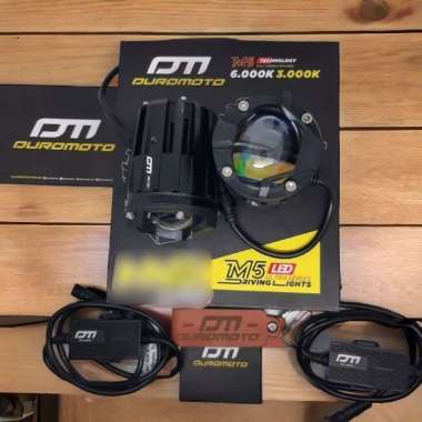 Duromoto M5 - Lampu LED sorot Motor - Lampu Tembak Mobil M5 Duromoto