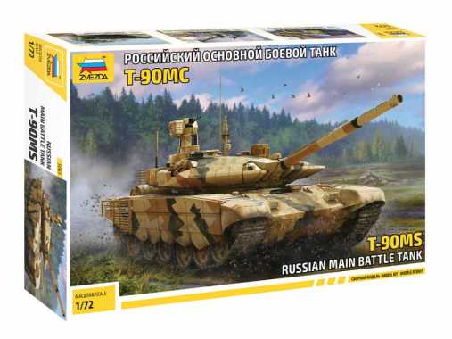 Tank Russian main battle tank T-90MS Skala 1:72 Zvezda