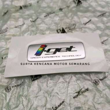 Logo emblem iget i-get Vespa Matic LX S Sprint Primavera GTS original