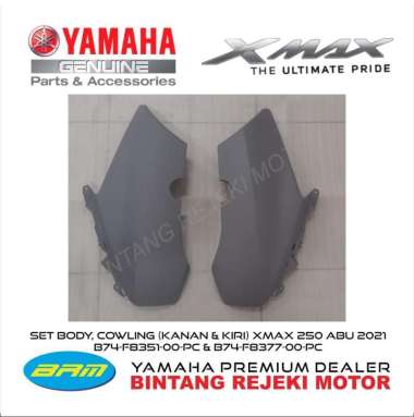 SET BODY, COWLING (KANAN & KIRI) XMAX 250 ABU 2021