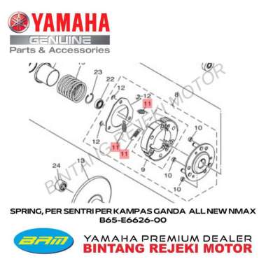 SPRING, PER SENTRI PER KAMPAS GANDA ALL NEW NMAX B65-E6626-00