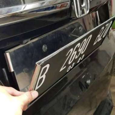 Tatakan Plat nomor mobil Dudukan Plat Nomor Crome Z Dinas