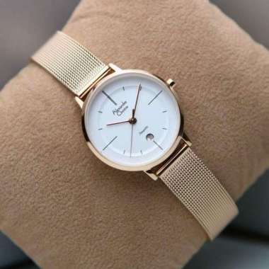 JAM TANGAN ALEXANDRE CHRISTIE AC 8627 AC8627 WANITA ROSEGOLD WHITE ORI