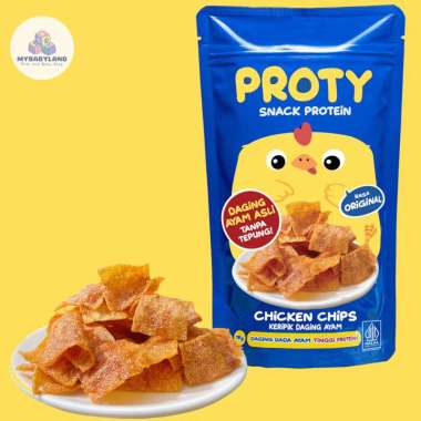PROTY Chicken Chips Original | PROTY Chicken Chips Spicy | Keripik Daging Ayam Proty | Keripik Dagin