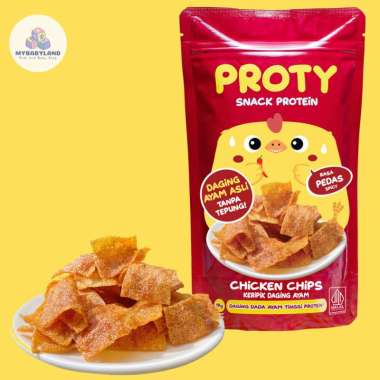 PROTY Chicken Chips Original | PROTY Chicken Chips Spicy | Keripik Daging Ayam Proty | Keripik Dagin