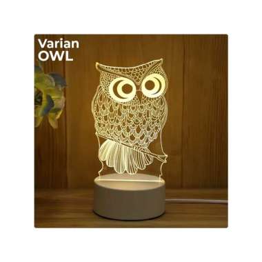Goto Snoolite Lampu Tidur Karakter Aesthetic Hiasan DekorasiĀ KamarĀ LED OWL