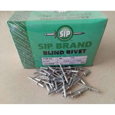 Paku Rivet SIP Brand SP 550 4 x 12.7 mm DUS 1000 PCS