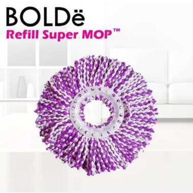 Refill Bolde Super Mop Kain Microfiber Isi Ulang Spin Mop / Refill Bolde pel super mop