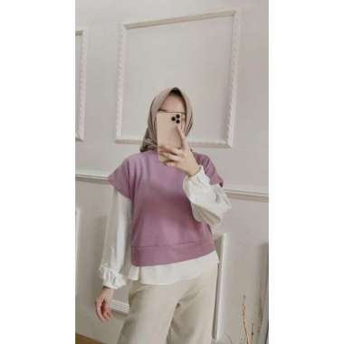 Yozel Import Blouse Allsize Lilac