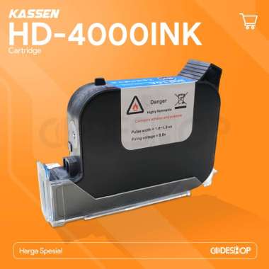 Cartridge Printer Kassen HD-4000 HK-4000 Catridge Pita Hitam HD4000