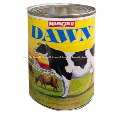 Marigold 385gr Dawn Susu Evaporasi Evaporated Kemasan Kaleng Mari Gold