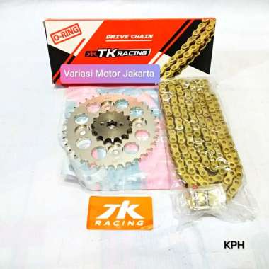 Gear Set TK Racing Supra X 125 Kharisma 428 HPO Gold 428 14 36