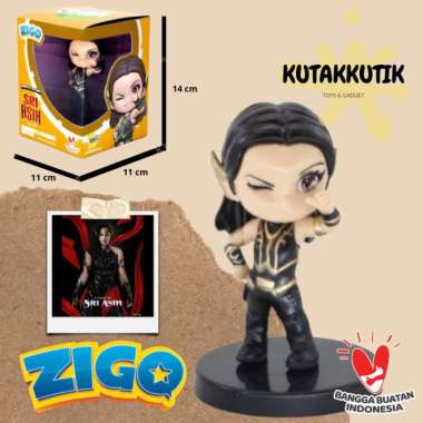 Mainan Action Figure Super Hero Pahlawan Indonesia Sri Asih Figure Zigo Kostum di Film Sri Asih V2