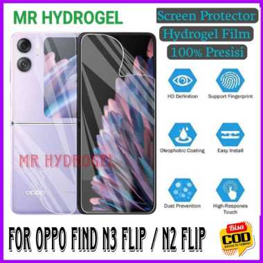 HYDROGEL CLEAR/BENING OPPO FIND N2 FLIP / FIND N3 FLIP SCREEN PROTECTOR Anti Gores HP MR CASE STORE