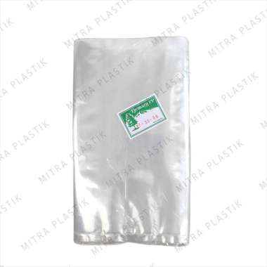 Plastik PP Lebar 17 Tebal 06 17x30 17x35 Kantong Bening Snack Keripik Makanan Basreng Murah 17x30 Te