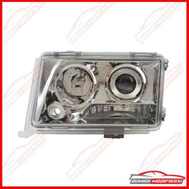 HEAD LAMP - W124 E-CLASS 1994-1996 - EAGLEEYES - PROJECTOR - CHROME