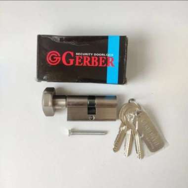 Double Cylinder Silinder Anak Kunci Knob Pintu Besar Gerber