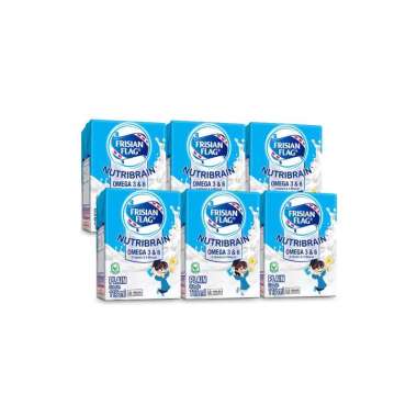 Frisian Flag Nutribrain Omega Susu Uht Plain [115 mL][6 Pcs]