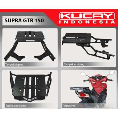 BREKET BRACKET KUCAY DUDUKAN BOX MOTOR SUPRA GTR 150 KUCAY