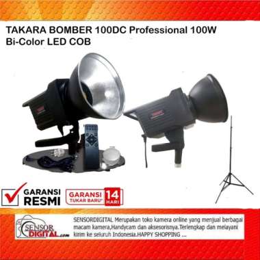 Terbaru Takara Bomber 100Dc Professional 100 Dc Video Led Light Lampu Studio Terlaris Unit only